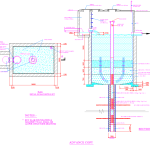 Rain Water Harvesting Drawing DWG Free Download