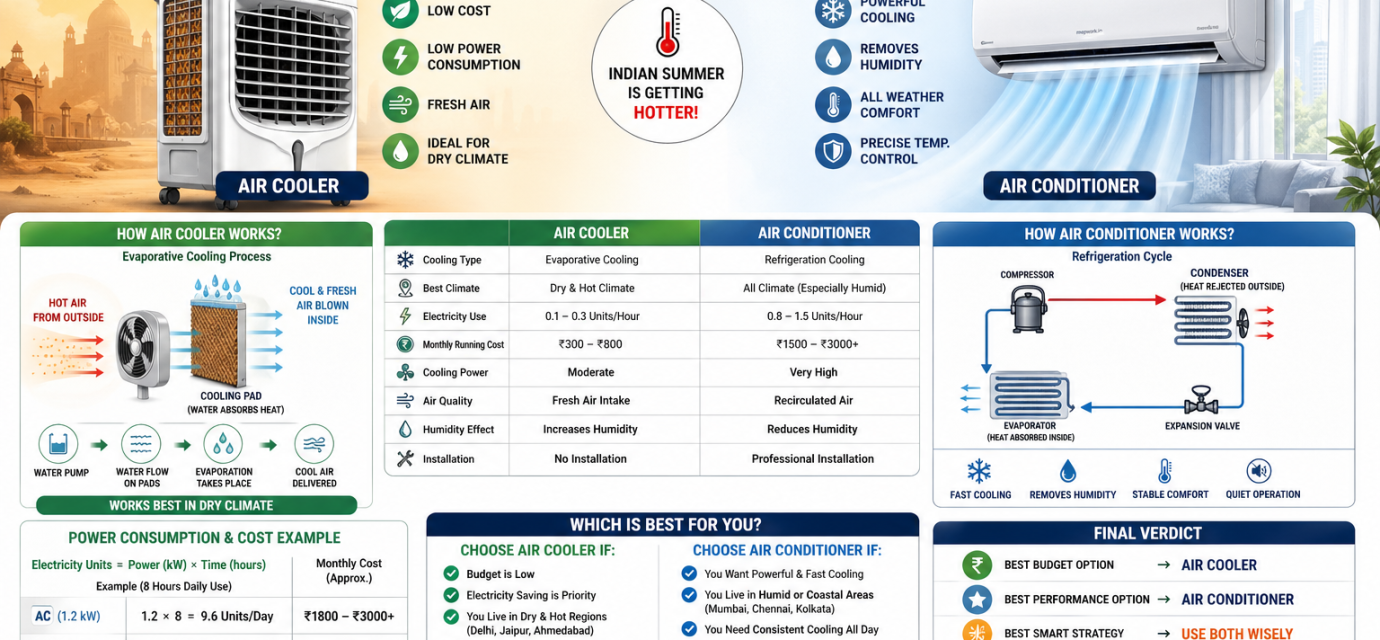 Air Cooler vs AC