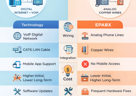 IP PBX vs EPABX