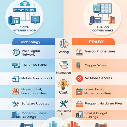 IP PBX vs EPABX