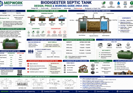 Biodigester septic tank