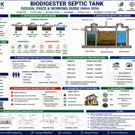 Biodigester septic tank