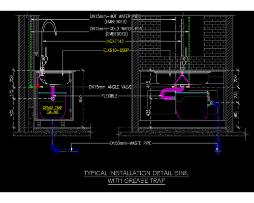Grease Trap Detail DWG