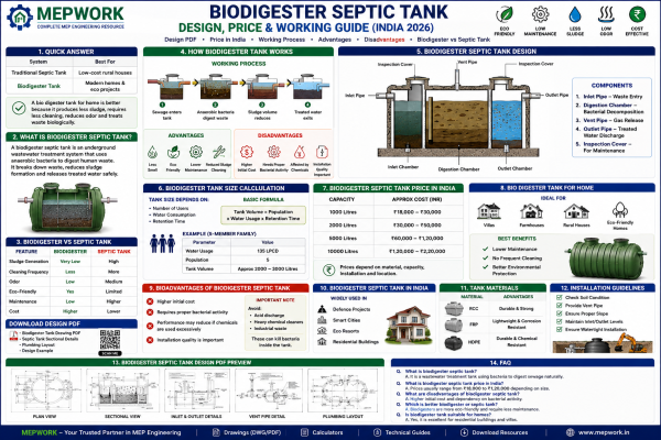 Download Biodigester Septic Tank Design PDF